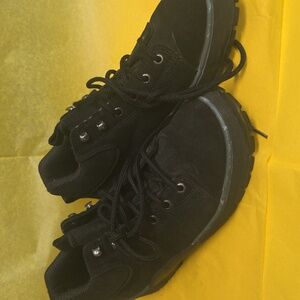 Cole Haan Black Suede Boots Size 8